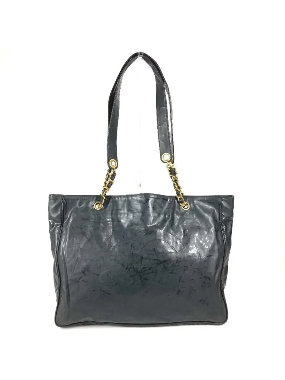 Chanel Shoulder Bag CC Logo Black